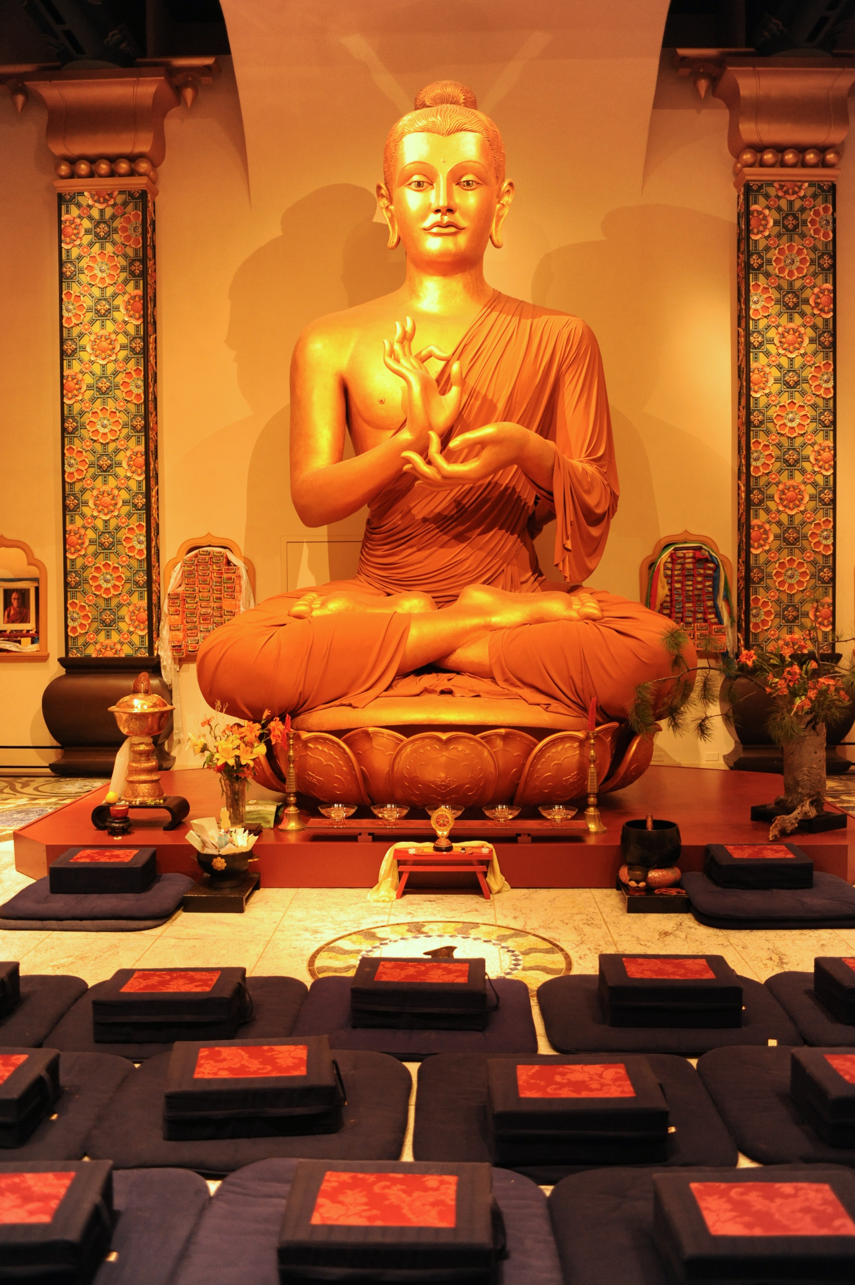 Stupa shrine room