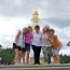 participants at stupa