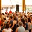 meditation in shrine tent