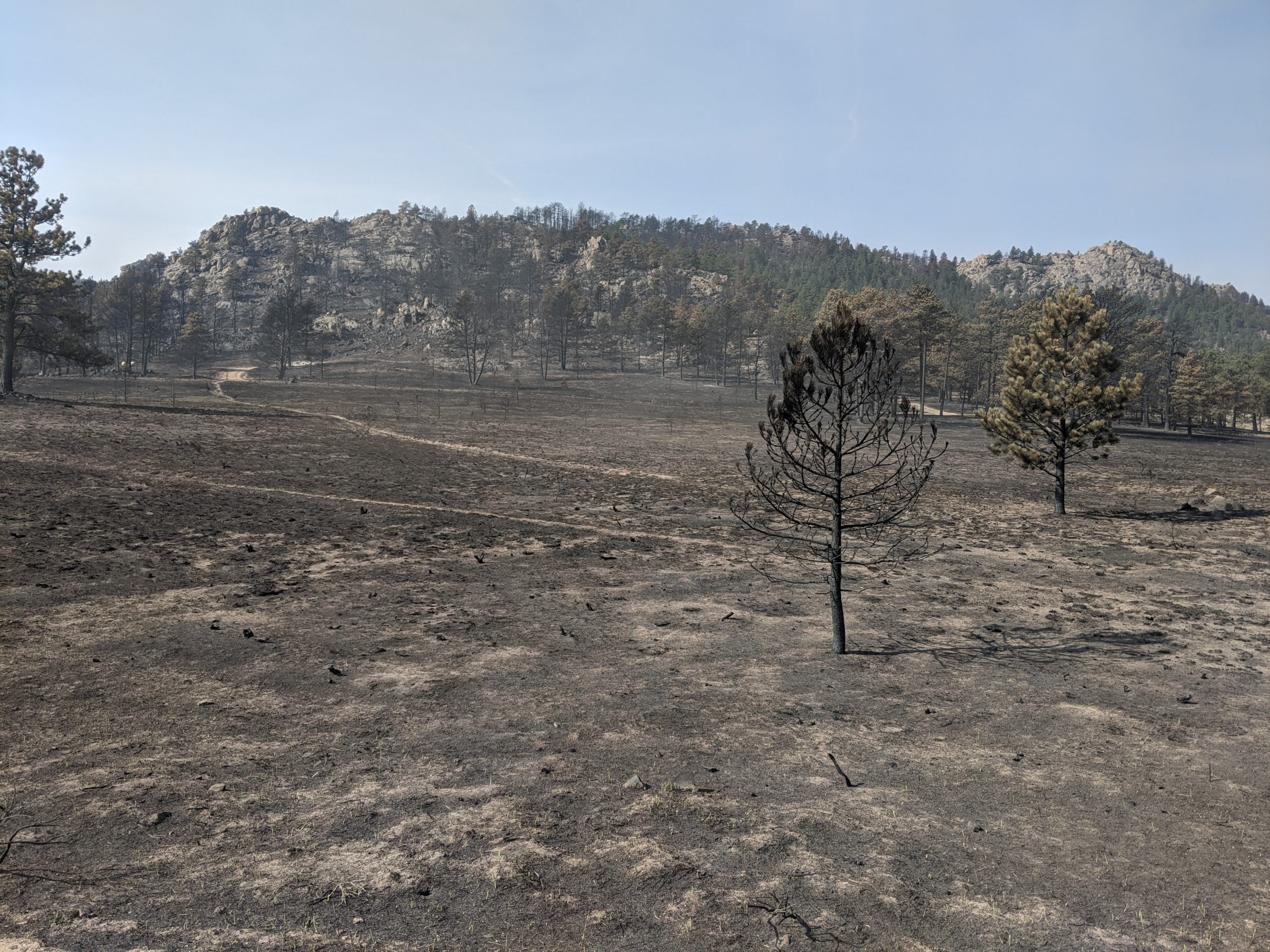 18. Looking west from Padma West campground toward Red Feather