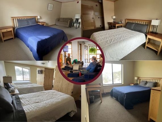 Downtown Lodging, Maroon Frame (5)