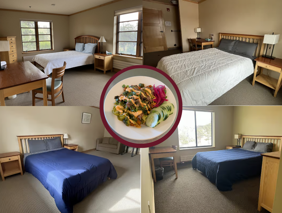 Downtown Lodging, Maroon Frame
