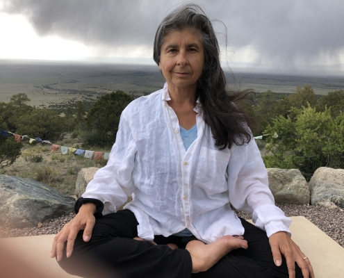 Susan Sitting Zazen style
